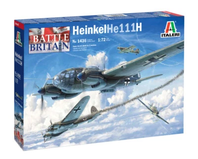 Heinkel He 111 H-6 Bataille Of Britain 80th Annversary Bomber 1:72 Plastic Kit - Photo 1/4