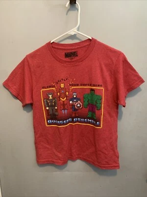 Camiseta Marvel Please Select Your Super Hero Boy’s M Avengers Assemble Foto 1 de 4