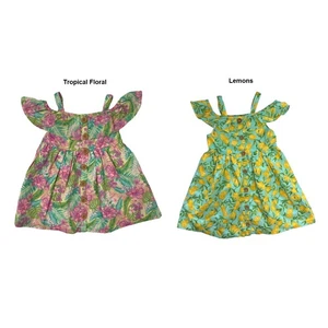 Member's Mark Girl's Off The Shoulder Fluttery Ruffle Woven Dress - Picture 1 of 4