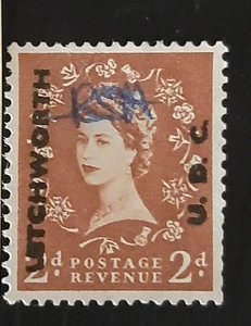 (GB-0101) GB 1952 SG518 QE II Commercial Overprint LETCHWORTH U.D.C. - Picture 1 of 1