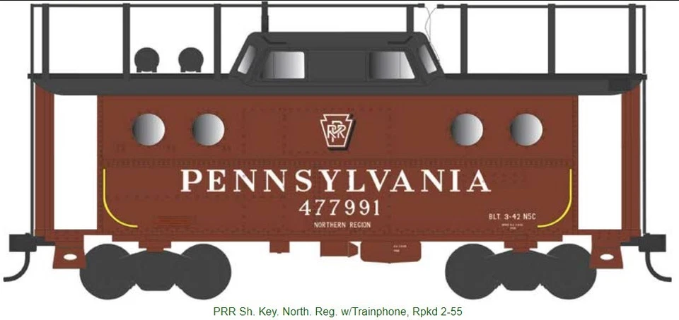 BOWSER (HO) 43397 PRR N5C SHADOW KEY NORTH REG RD# 477995 - Image 1 of 1