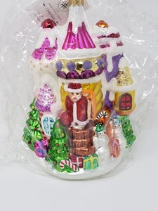 Radko Candy Castle Adorno de Navidad Solo para Miembros - NUEVO - SELLADO - ETIQUETAS - CAJA - Imagen 1 de 6