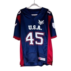 GOP Jerseys USA 45 Rubio Patriotic Jersey Size Large Red White Blue Florida - Picture 1 of 7