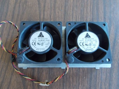 HP A6070-62034 B2600 Workstation Small Fan Pair w/bracket - Image 1 of 2