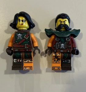 Lego Minifigur Lot NINJAGO Skybound Piraten Flintlocke & Cyren - Bild 1 von 2