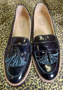 Naturalizer August Patent Leather Tassel Slip On Black Women’s 7.5 - NEW - Picture 1 of 5