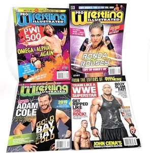 Lot of 4 Pro Wrestling Illustrated & Train Like a WWE Superstar Magazines - Picture 1 of 10