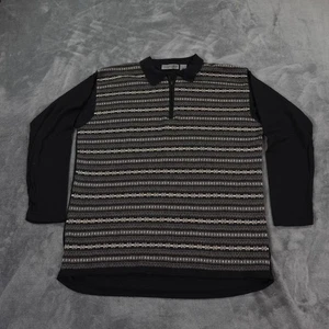 Structure Le Collezioni Men L Wool Fair Isle Sweater Fair Isle Pullover OldMoney - Picture 1 of 15