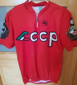 1990 CCCP, Vintage Radtrikot von Caratti, Größe M, Cinelli - Bild 1 von 6