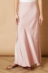 Oasis Pink Midi Skirt Womens Daywear Skirts - Picture 1 of 5