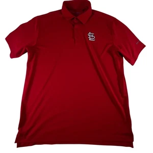 Columbia Golf Polo St Louis Cardinals Shirt Herren L Large rot Performance Logo - Bild 1 von 4