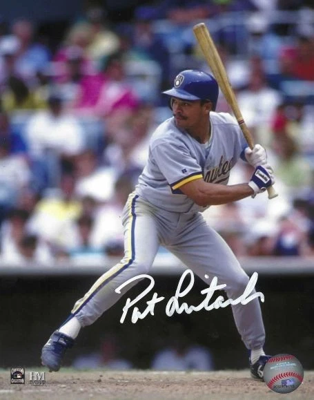 Foto autografiada firmada 8x10 PAT LISTACH Milwaukee Brewers - con certificado de autenticidad Foto 1 de 1