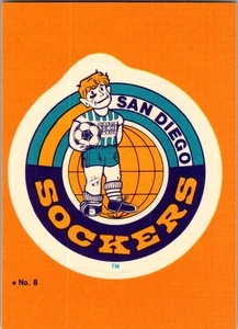 1979 Topps NASL #8 San Diego Sockers Logo Sticker und Puzzleteil - kostenloser Versand - Bild 1 von 2