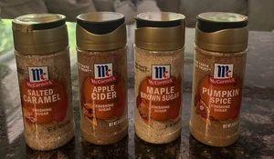 New 2025 McCormick Limited Edition Fall Finishing Sugars Complete Full Set Of 4 - Picture 1 of 1