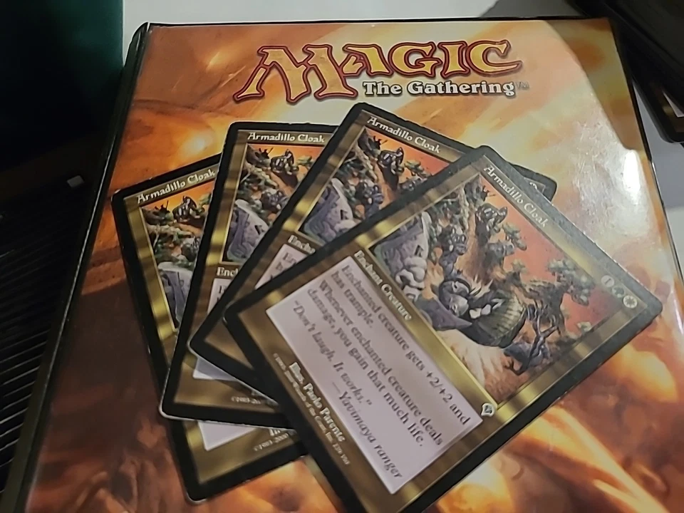 Armadillo Cloak x 4 - Invasion - HP - MTG - Magic The Gathering  - Image 1 of 1