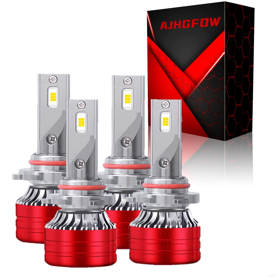 For Dodge Daytona ES Hatchback 2-Door 1992-1993 LED Headlight High Low Bulbs Kit - Image 1 of 4