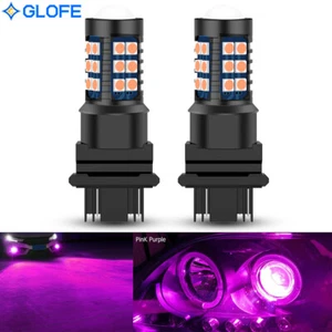 Bombilla LED GLOFE 3157 4157 14000K Rosa Púrpura Brillante SMD 3030 Luces de Señal de Giro - Imagen 1 de 8
