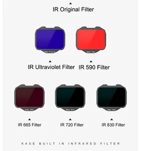 Kase Clip-in Infrared IR 590 665 720 Filter for Sony a9 a7r a7c a7 a7s a9m2 a7r5 - Picture 1 of 6