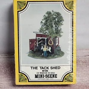 Woodland Scenics escala HO 106 mini-escena kit de metal sin pintar - THE TACK SHED - Imagen 1 de 2