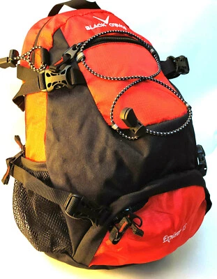 Black Crevice Rucksack Jr Explorer 15 Liter rot Wander Trekking Schule Backbag