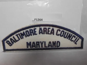 BALTIMORE AREA COUNCIL MARYLAND SEA SCOUT STRIP F1264 - Picture 1 of 1