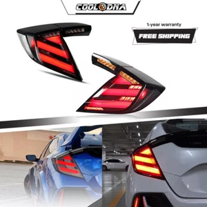Pair LED Tail lights for Honda Civic 10Th Gen Type R Hatchback FK7 FK8 2016-2021 - Picture 1 of 22
