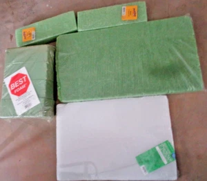 Lot 5 Genuine Styrofoam Plastifoam Floral Craft Foam Largest 22X12” & Small 8x4" - Picture 1 of 20