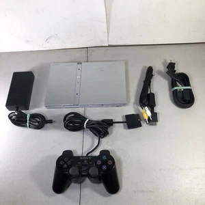 Sony Playstation 2 PS2 Slim Console Bundle Complete Controller Cords SCPH-77001 - Picture 1 of 10