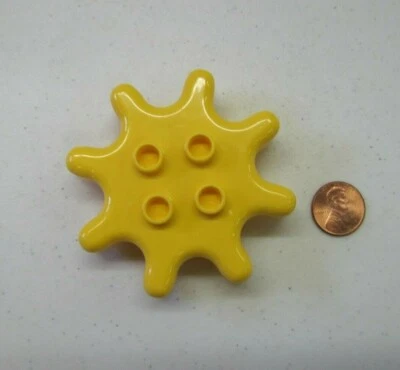 Lego Duplo Amarillo Equipo de Repuesto 4X4 8 Dientes Bloque Experimental Educativo Foto 1 de 3