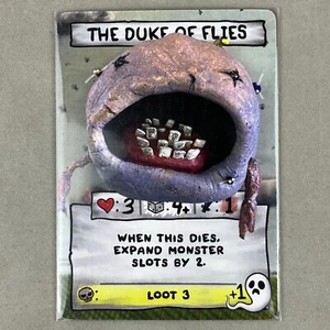 Tarjeta de Kickstarter The Binding of Isaac Four Souls Réquiem Duke of Flies arte alternativo - Imagen 1 de 3