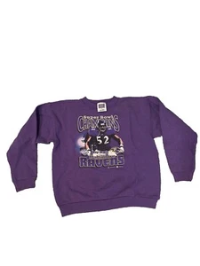 Ray Lewis Player Sweatshirt Sz Youth Large Baltimore Ravens NFL 2001 SBXXXV - Picture 1 of 5