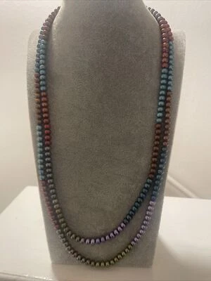 Gorgeous Honora Multi Pearl Necklace 52”NWT - Image 1 of 4