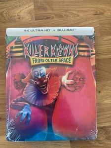 Killer Klowns From Outer Space 4K Ultra HD Blu-ray Steelbook New UHD Sealed - Picture 1 of 2