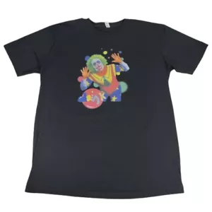 Retro Wrestling WWF Doink The Clown XL T Shirt Black 90's Graphic Rare Mad Clown - Picture 1 of 5
