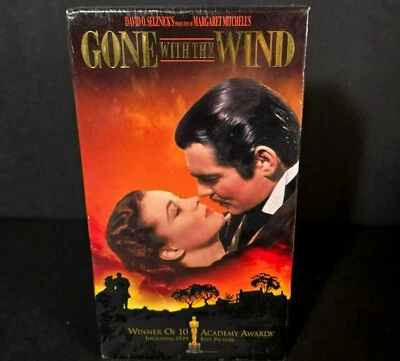 Gone With The Wind VHS 2-Tape Set 1995 Sealed Classic Film 10 Academy Awards - Image 1 of 4