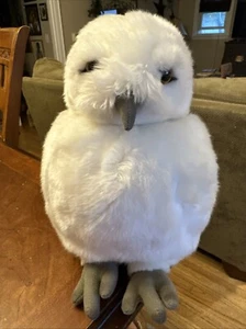 UNIVERSAL STUDIOS HARRY POTTER HEDWIG OWL HAND PUPPET W/ SOUND & SWIVEL HEAD - Picture 1 of 7
