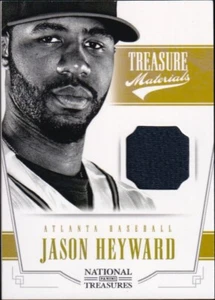 Camiseta deportiva 2012 Panini National Treasures Materials #10 - Jason Heyward [73/99] - Imagen 1 de 2