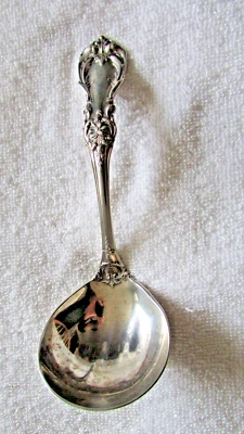 "Cucharón de salsa de plata esterlina Borgoña Reed and & Barton 6 5/8""" Foto 1 de 2