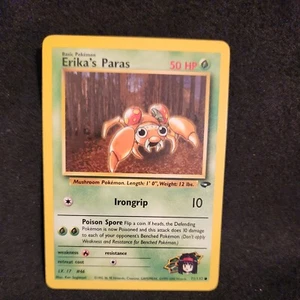 Erika's Paras 71/132 Gym Challenge Pokémon Card WOTC Wizards - Picture 1 of 6