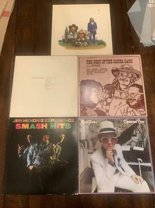 Elton James Gang Jimi Hendrix James Taylor Greatest Hits LOT Record Vinyl VG/VG+ - Picture 1 of 23