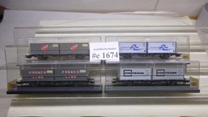 Röwa per Märklin H0 4 diversi vagoni container, confezione originale #1674 - Foto 1 di 21