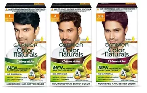 Crema para colorear el cabello Garnier color naturals hombre 30 ml + 30 g (Paquete de 2) - Imagen 1 de 13
