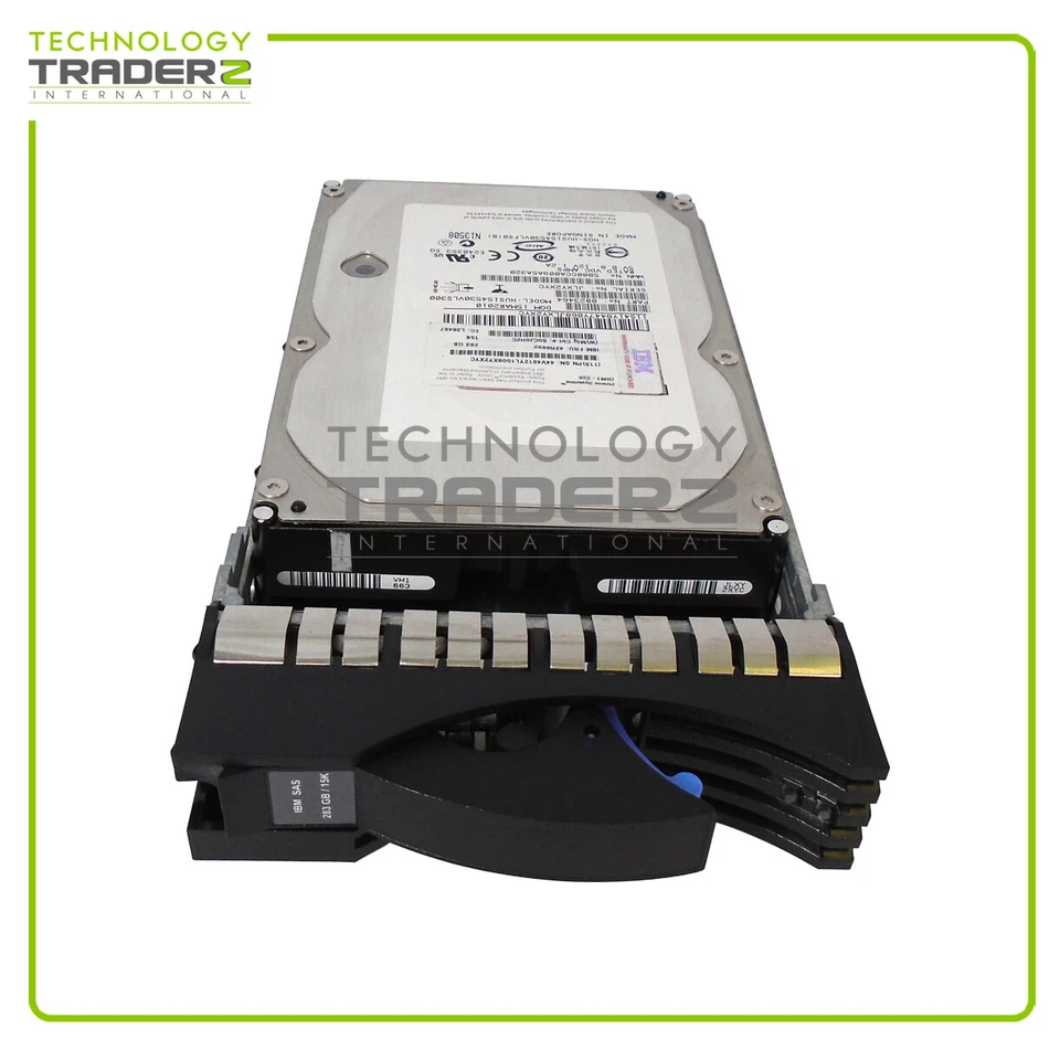 42R6692 IBM 283GB 15K SAS 3G 3.5'' HDD 44V6853 44V6861 44V4436 44V4812 - Image 1 of 1