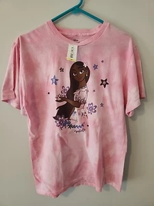 Boxlunch Exclusive Disney Encanto Isabella Pink Tye Dye Youth XL Tee T-Shirt - Picture 1 of 2