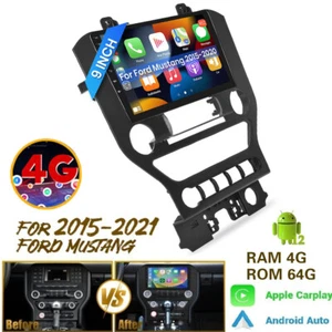 2G+32G Car Stereo for Ford Mustang 2015-2020 Apple CarPlay Android 13 Car Radio - Picture 1 of 8