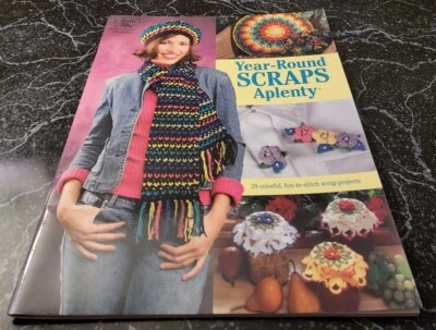 DT6 ANNIE'S ATTIC 2005, YEAR-ROUND SCRAPS APLENTY CROCHET PATTERN LEAFLET  - Image 1 of 4