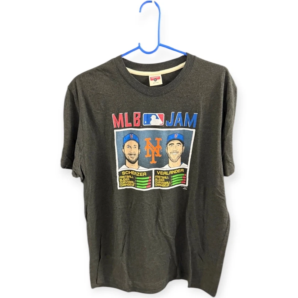 Camiseta Gráfica Homenaje New York Mets MLB Jam Scherzer & Verlander (Talla XL) Foto 1 de 3