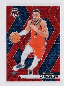 Mosaic Fast Break 2024-25 - CJ McCollum #191 Fast Break Red Mosaic/99 - Imagen 1 de 2