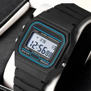 Herrenuhr Mode LED Digitaluhren Mann Sport Militär Armbanduhren - Bild 1 von 26