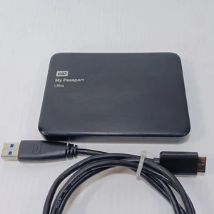 WD My Passport Ultra 1TB WDBGPU0010BBK-04 External Hard Drive Black USB 3.0 - Picture 1 of 6